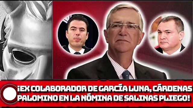 Ex colaborador de García Luna, Luis Cárdenas Palomino en la nómina de Salinas Pliego!