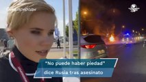 “No habrá piedad” para asesinos de la hija de ideólogo de Vladimir Putin, advierte Rusia