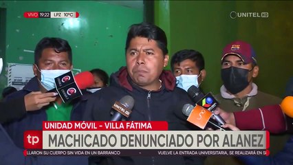 “Veremos si hay una justicia imparcial en nuestro país”, dice Machicado ante denuncia de Alanes
