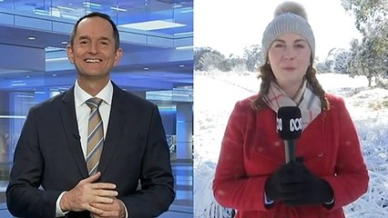 Cold front brings ice & snow to Australia's south-east