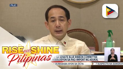 Download Video: Sec. Rodriguez, dumalo sa Senate Blue Ribbon Committee kaugnay sa iligal na resolusyon sa pag-import ng asukal