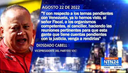 Opositores a la dictadura de Maduro reaccionan en La Noche a cruce de mensajes entre el régimen y el gobierno colombiano.