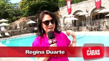 Regina Duarte dança no Castelo de Caras