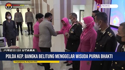 Kapolda Babel Hantarkan Para Anggotanya Memasuki Purna Bhakti