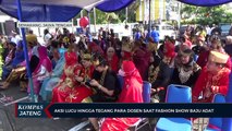 Aksi Lucu Hingga Tegang Para Dosen Saat Fashion Show Baju Adat