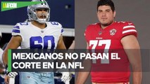 Cowboys y 49ers cortan a los mexicanos Isaac Alarcón y Alfredo Gutiérrez