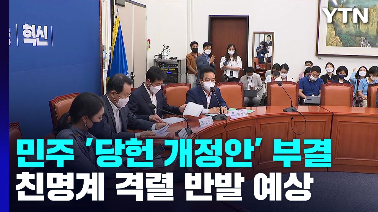 민주, '권리당원 전원 투표' 부결...제외하고 재상정 / YTN