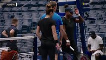 US Open - Serena s'entraîne avant sa dernière danse
