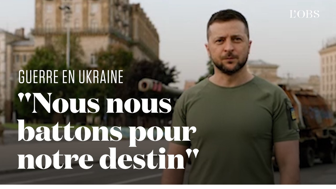 L'Ukraine se battra "jusqu'à la fin", déclare Zelensky six mois après le début de l'invasion russe
