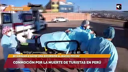 Conmoción por la muerte de turistas en Perú