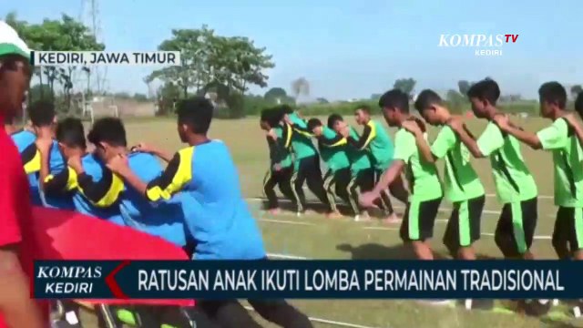 Lomba Terompah Panjang dan Egrang, Kenalkan Anak Pada Permainan Tradisional