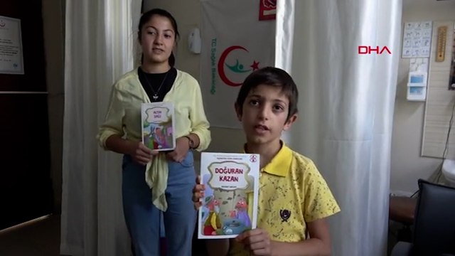 Aile hekiminden muayeneye gelen her çocuğa kitap