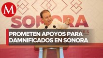 Entre 30 y 35 mil pesos recibirán damnificados de Sonora
