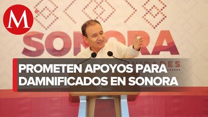 Entre 30 y 35 mil pesos recibirán damnificados de Sonora