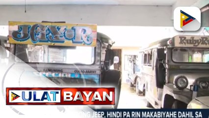 Télécharger la video: Ilang pampasaherong jeep, hindi pa rin makabiyahe dahil sa problema sa pagpaparehistro at pagre-renew ng prangkisa