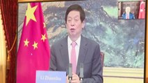 TBMM Başkanı Şentop, Çin Ulusal Halk Kongresi Daimi Komitesi Başkanı Li Zhanshu'yla görüştü Açıklaması