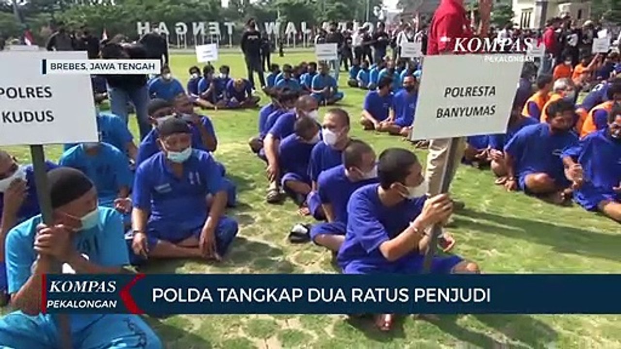 Polda Jawa Tengah Tangkap Dua Ratus Penjudi