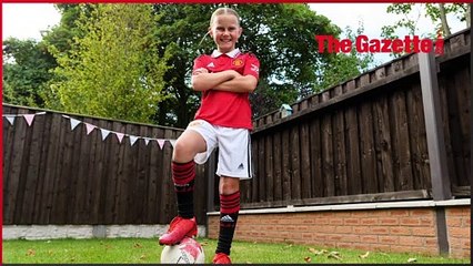 Download Video: Blackpool Gazette news update 24 August 2022: Manchester United snap up Kirkham girl