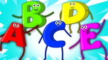 Five Little Alphabets - Abc Song - Preschool Rhymes & More Learning Videos