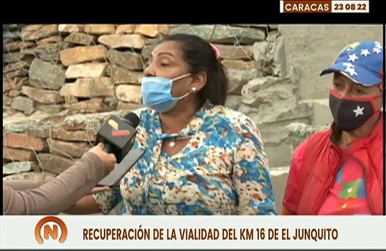 1x10 del Buen Gobierno recupera vialidad del Km16 en El Junquito para la seguridad de sus habitantes