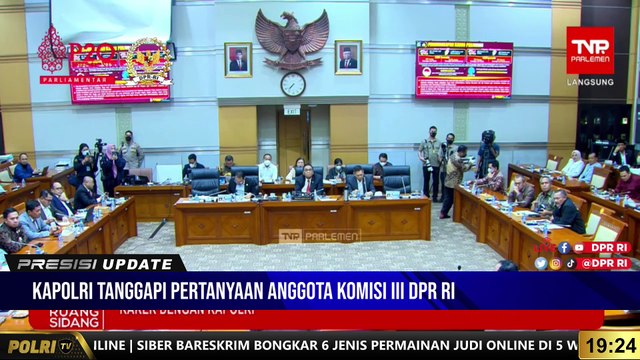 PRESISI UPDATE : Rapat Kerja Komisi III DPR RI Bersama Kapolri (Part 3)