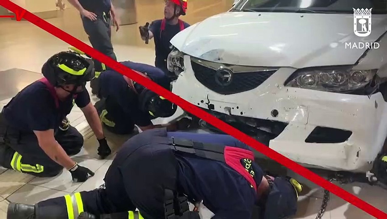 Thief Fails to Flee, Instead Gets Car Stuck in Transit Stop Stairwell