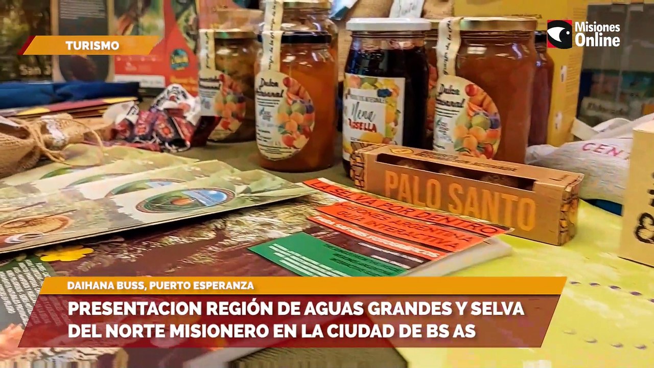 Presentacion región de aguas grandes y selva del norte misionero en la ciudad de  bs as