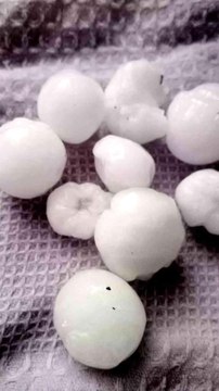 Bursa genel haberi: Bursa'da ceviz büyüklüğünde dolu yağdı