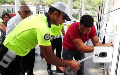 Otobüslerde '10 numara' denetimi