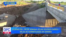 Lluvias dejan severos daños y miles de damnificados en Sonora