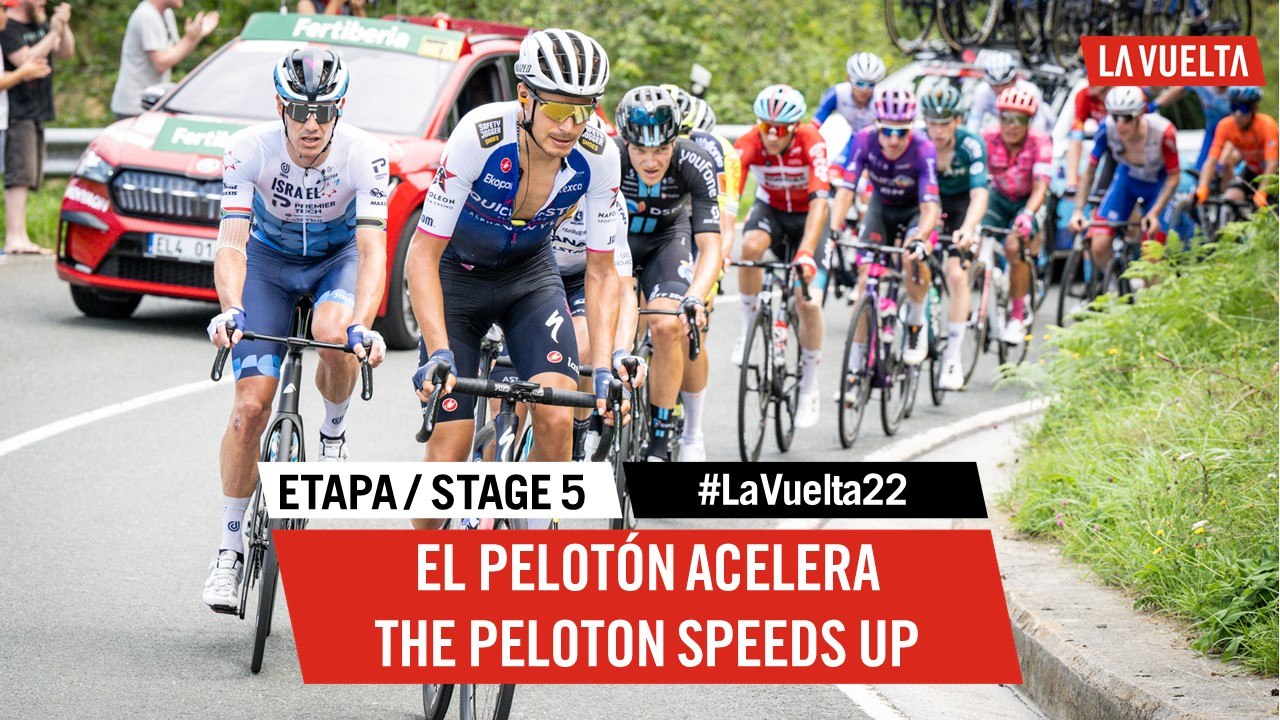 El pelotón acelera / The peloton speeds up - Étape 5 / Stage 5 | #LaVuelta22