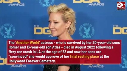 Anne Heche 'would love' her final resting place