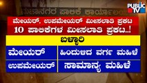 Karnataka Government Announces Reservation For Mayor & Dy. Mayor Posts Of 10 City Corporations