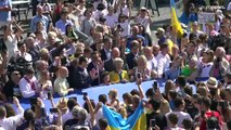 Líderes ocidentais enviam mensagens de apoio à Ucrânia