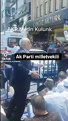 Metin Külünk cenazede su fırlatmış