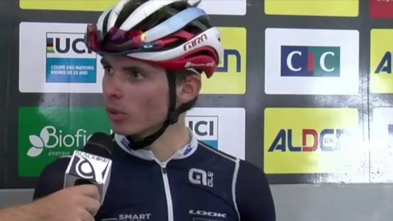 Tour de l’Avenir 2022 - Romain Grégoire la 6e étape, une chute spectaculaire sur la ligne : "Je l'ai fait, c'est trop bien"