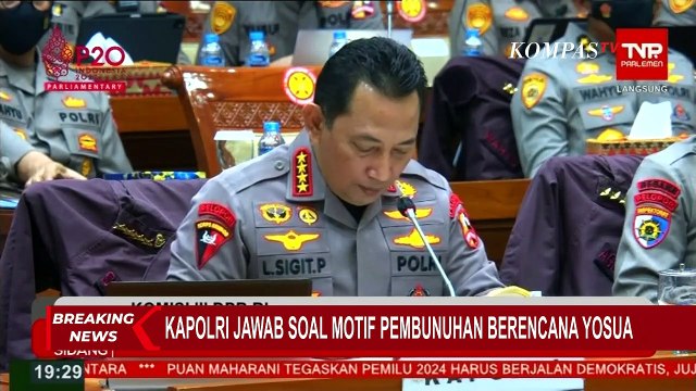 Kapolri Jawab Semua Pertanyaan DPR : Irjen Ferdy Sambo Akan Jalani Sidang Kode Etik Besok!