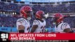 Lions and Bengals NFL Update, Including Jameson Williams