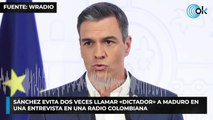 Sánchez evita dos veces llamar «dictador» a Maduro en una entrevista en una radio colombiana