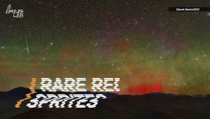 Must See! Extremely Rare Red Sprite Captured On Camera in Chile