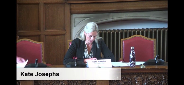 Kate Josephs talking about the controversial John Lewis listing