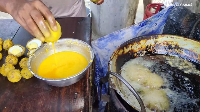 Best Street Food Egg Chop Ever! Amazing street food recipe that you have never see before
