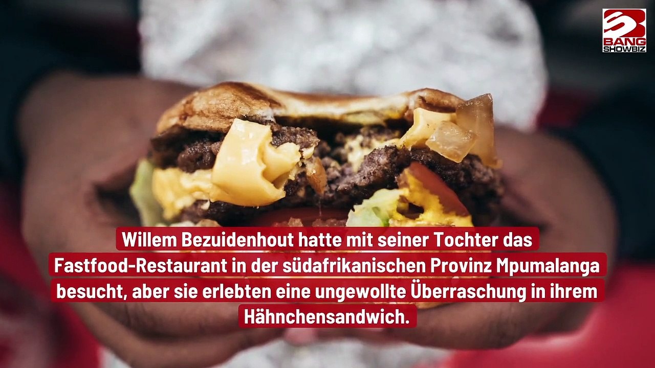 Mann findet toten Frosch im Mcdonald’s-Burger