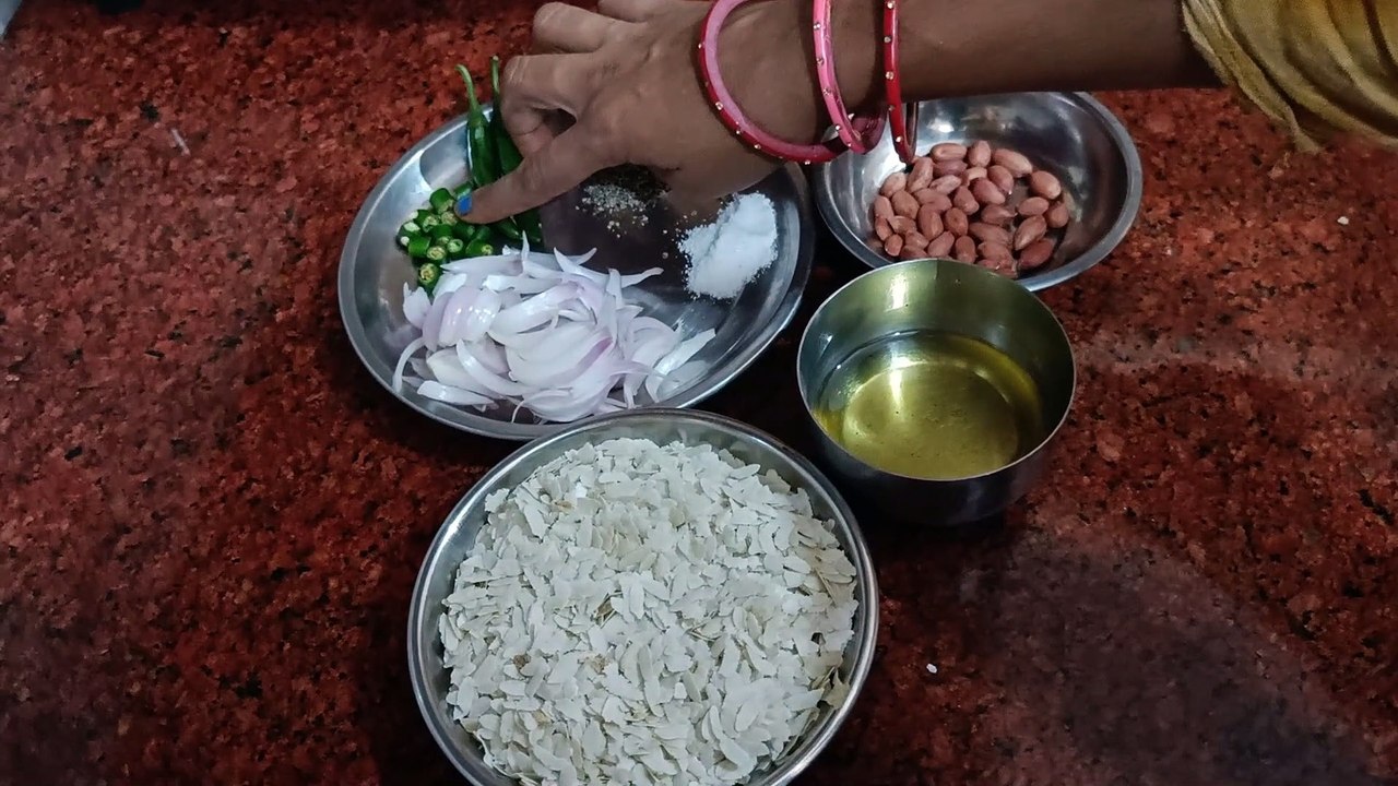 Roasted Poha Chivda Recipe,  Pohe Namkeen Recipe - Tea Time Snacks, Poha Namkeen Recipe-Snacks Recipe-Evening Snacks Recipe