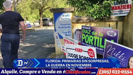 Florida: Primarias sin sorpresas, la guerra en noviembre | El Diario en 90 segundos