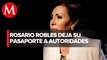 Rosario Robles acudió a la fiscalía federal de la república