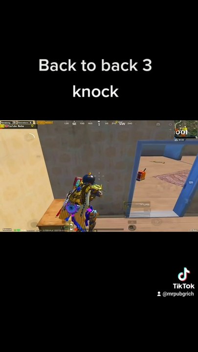 Back to back 3 knock pubg mobile