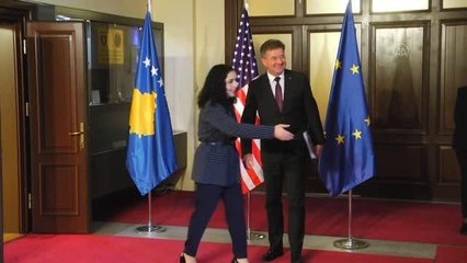 ABD ve AB Özel Temsilcileri, Kosova Cumhurbaşkanı Osmani ile görüştü