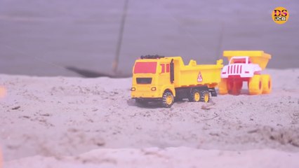 Download Video: JCB Loading Sand Tata Truck And Dump Truck _ Mini Dump Truck _ JCB _ Tata Truck_ DS Toy