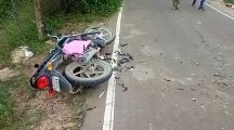 नेशनल हाइवे पर कार-बाइक में भिड़ंत में दो युवकों की मौत